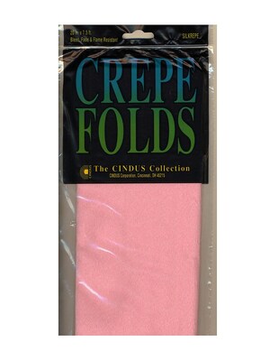 Cindus Crepe Paper Folds Baby Pink [Pack Of 6] (6PK-1132)
