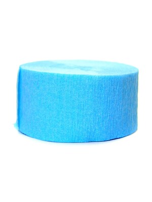 Cindus Crepe Paper Streamers Baby Blue [Pack Of 12] (12PK-3654)