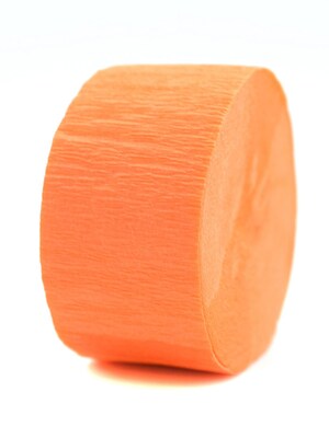 Cindus Crepe Paper Streamers Bright Orange [Pack Of 12] (12PK-3643)