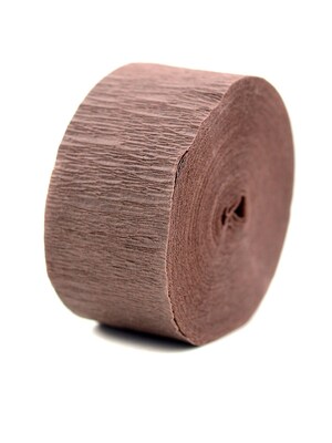 Cindus Crepe Paper Streamers Brown [Pack Of 12] (12PK-3690)