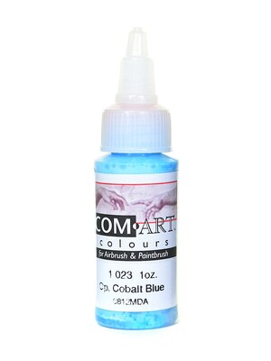 Com-Art Opaque Airbrush Color Cobalt Blue [Pack Of 4] (4PK-1-023-1)