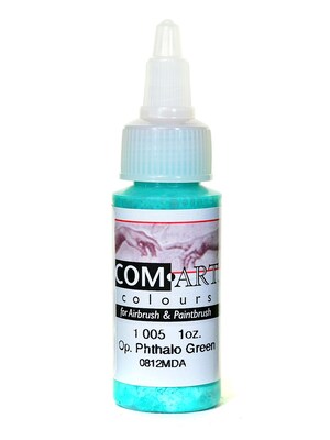 Com-Art Opaque Airbrush Color Phthalo Green [Pack Of 4] (4PK-1-005-1)