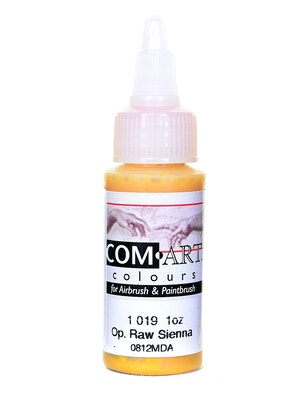 Com-Art Opaque Airbrush Color Raw Sienna [Pack Of 4] (4PK-1-019-1)