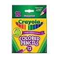 Crayola Short Colored Pencils Set Of 12 [Pack Of 12] (12PK-68-4112)