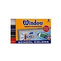 Crayola Window Mega Markers Set Of 4 School Colors [Pack Of 4] (4PK-58-8171)