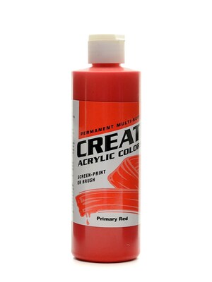 Createx Acrylic Colors Primary Red 8 Oz. [Pack Of 3] (3PK-2006-08)