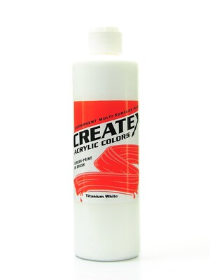 Createx Acrylic Colors Titanium White 16 Oz. [Pack Of 2] (2PK-2001-16)
