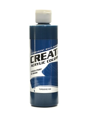 Createx Acrylic Paint Colors Turquoise Hue 8 Oz. [Pack Of 3] (3PK-2009-08)