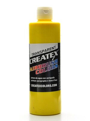 Createx Airbrush Colors Transparent Brite Yellow 16 Oz. (5114-16)