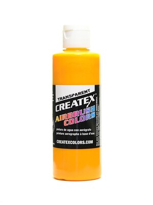 Createx Airbrush Colors Paint, Transparent Sunrise Yellow 4 Oz., 3/Pk (3PK-5113-04)
