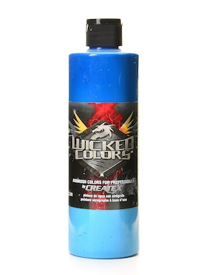 Createx Wicked Colors Laguna Blue Paint 16 Oz. (W013-16)