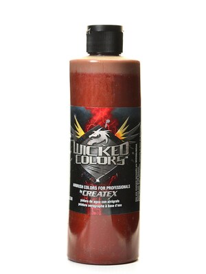 Createx Wicked Colors Red Oxide Paint 16 Oz. (W012-16)