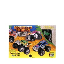 Creativity For Kids Monster Trucks Custom Shop 4 Truck Kit (1166)