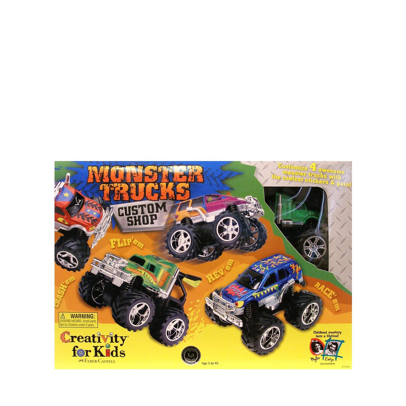 Creativity For Kids Monster Trucks Custom Shop 4 Truck Kit (1166)