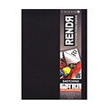 Crescent Rendr No Show Thru Drawing Pad 9 In. X 12 In. Tapebound Pad Of 24 Sheets [Pack Of 2] (2PK-12-00012)