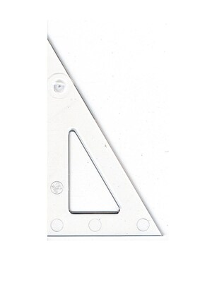 C-Thru Transparent Triangles Scholastic-30/60 Degree 4 In. [Pack Of 12] (12PK-S-390-4)