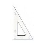 C-Thru Transparent Triangles Scholastic-30/60 Degree 4 In. [Pack Of 12] (12PK-S-390-4)