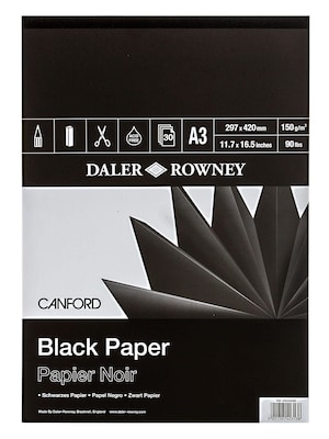 Daler-Rowney Canford Black Pads, 11 In. x 16 In. (403355300)