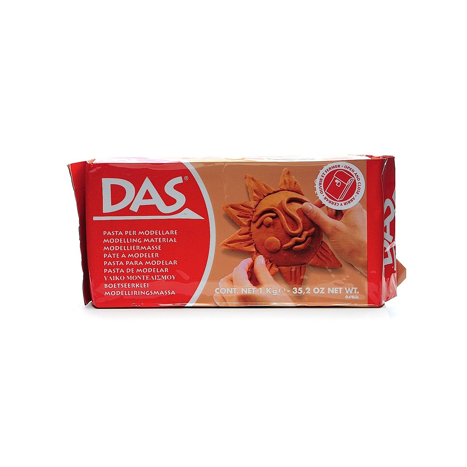 Das Air Hardening Modeling Clay Terra Cotta 2.2 Lb. (387600)