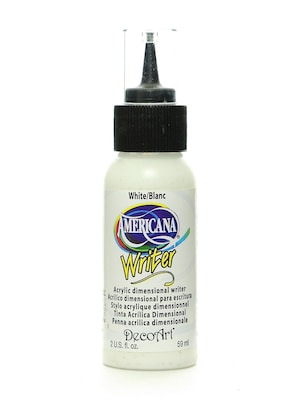 Decoart Americana Acrylic Dimensional Writers White [Pack Of 6] (6PK-DAW01-3)