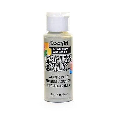 Decoart Crafters Acrylic 2 Oz Amish Gray [Pack Of 12] (12PK-DCA45-3)