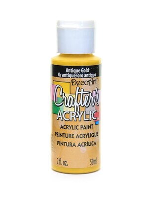 Decoart Crafters Acrylic 2 Oz Antique Gold [Pack Of 12] (12PK-DCA05-3)
