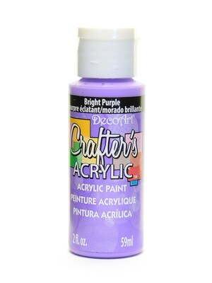 Decoart Crafters Acrylic 2 Oz Bright Purple [Pack Of 12] (12PK-DCA110-3)