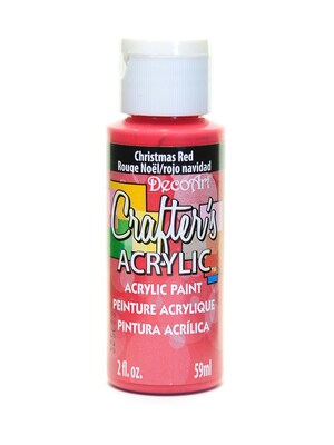 Decoart Crafters Acrylic 2 Oz Christmas Red [Pack Of 12] (12PK-DCA20-3)