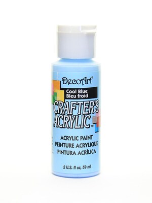 Decoart Crafters Acrylic Paint 2 Oz Cool Blue [Pack Of 12] (12PK-DCA76-3)