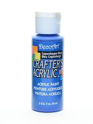 Decoart Crafters Acrylic 2 Oz Copenhagen Blue [Pack Of 12] (12PK-DCA30-3)