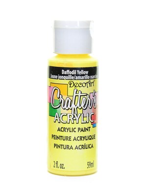 Decoart Crafters Acrylic 2 Oz Daffodil Yellow [Pack Of 12] (12PK-DCA53-3)