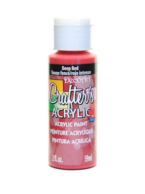 Decoart Crafters Acrylic 2 Oz Deep Red [Pack Of 12] (12PK-DCA21-3)