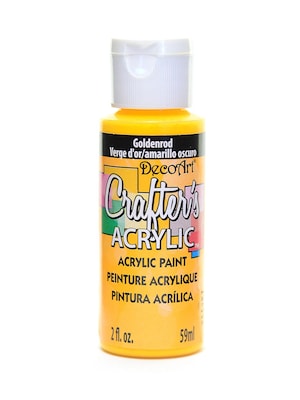 Decoart Crafters Acrylic 2 Oz Golden Rod [Pack Of 12] (12PK-DCA118-3)