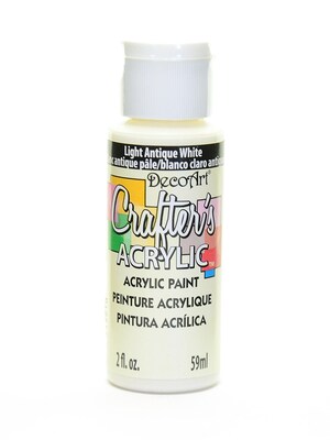 Decoart Crafters Acrylic 2 Oz Light Antique White [Pack Of 12] (12PK-DCA02-3)