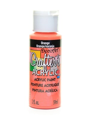 Decoart Crafters Acrylic 2 Oz Orange [Pack Of 12] (12PK-DCA07-3)
