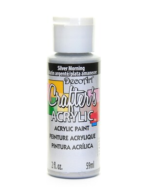 Decoart Crafters Acrylic Paint 2 Oz Silver Morning [Pack Of 12] (12PK-DCA95-3)