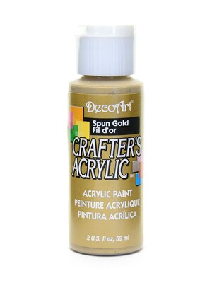 Decoart Crafters Acrylic 2 Oz Spun Gold [Pack Of 12] (12PK-DCA96-3)