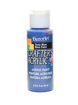 Decoart Crafters Acrylic 2 Oz Truly Blue [Pack Of 12] (12PK-DCA79-3)