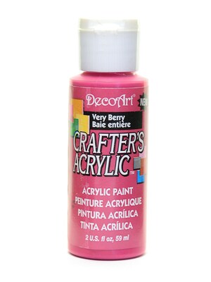 Decoart Crafters Acrylic 2 Oz Very Berry [Pack Of 12] (12PK-DCA121-3)