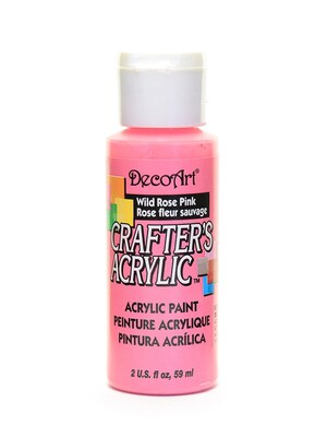 Decoart Crafters Acrylic 2 Oz Wild Rose Pink [Pack Of 12] (12PK-DCA69-3)