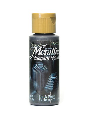 Decoart Dazzling Metallics Black Pearl [Pack Of 8] (8PK-DA127-3)