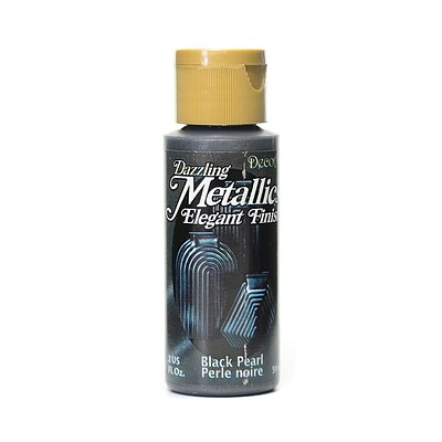 Decoart Dazzling Metallics Black Pearl [Pack Of 8] (8PK-DA127-3)