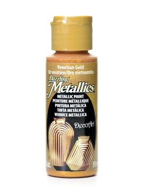 Decoart Dazzling Metallics Venetian Gold [Pack Of 8] (8PK-DA072-3)