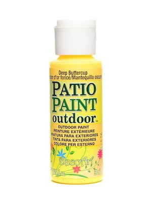Decoart Patio Paint Deep Buttercup 2 Oz. [Pack Of 8] (8PK-DCP60-3)