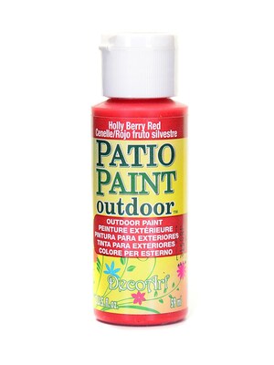 Decoart Patio Paint Holly Berry Red 2 Oz. [Pack Of 8] (8PK-DCP43-3)