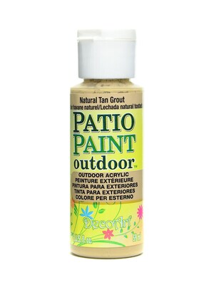 Decoart Patio Paint Natural Tan Grout 2 Oz. [Pack Of 8] (8PK-DCP39-3)