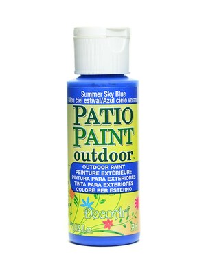 Decoart Patio Paint Summer Sky Blue 2 Oz. [Pack Of 8] (8PK-DCP10-3)