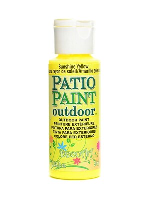 Decoart Patio Paint Sunshine Yellow 2 Oz. [Pack Of 8] (8PK-DCP06-3)