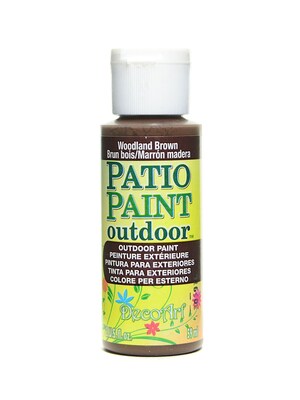 Decoart Patio Paint Woodland Brown 2 Oz. [Pack Of 8] (8PK-DCP18-3)