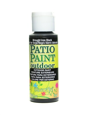 Decoart Patio Paint Wrought Iron Black 2 Oz. [Pack Of 8] (8PK-DCP21-3)